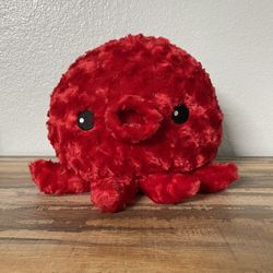 Red Curly Octopus Mochipuni Plush Round 1 w/ Tag(s)