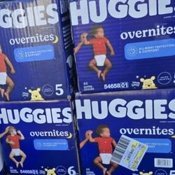 Huggies Overnites Size 4 5 6