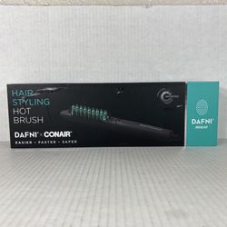 NEW Dafni Muse Conair Hair Styling Hot Brush Black BC001DF OPEN BOX
