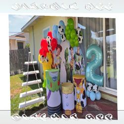 morning garden Charm Events with Creative Birthday Balloon Art