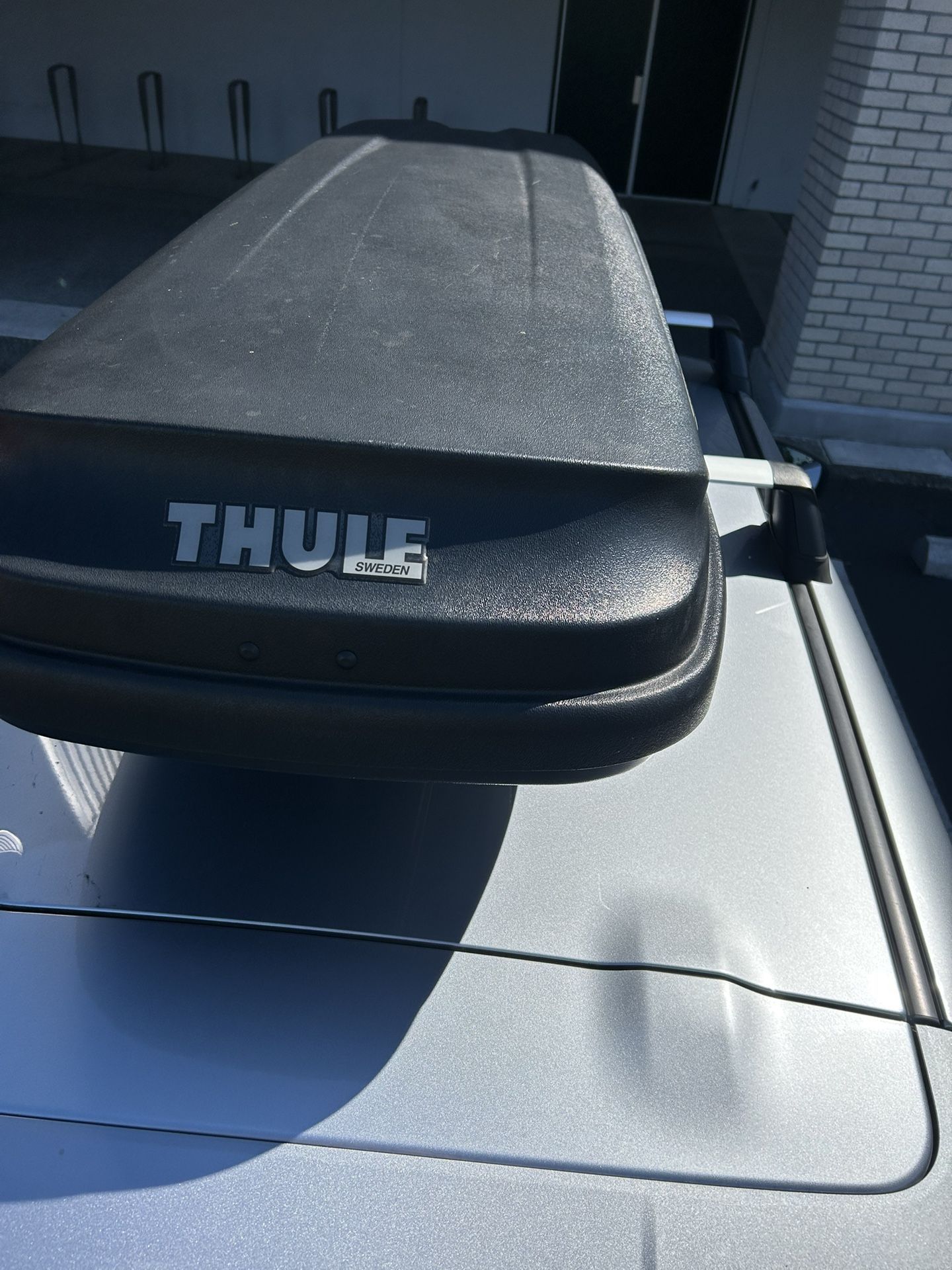 Thule Pulse Alpine Cargo Box/ 2xRoof Bike Racks +crossbar