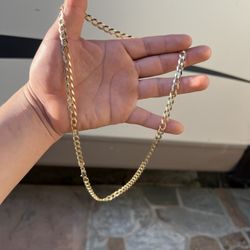 14kt Gold Cuban Chain 