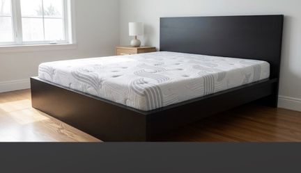 King Size IKEA bed with mattress