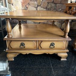 Square Coffee Table Wood 