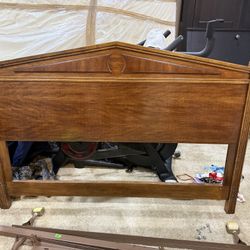 Queen Bed Frame/BoxSpring (no Mattress)
