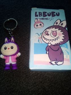 Labubu Rubber Keychain with Box