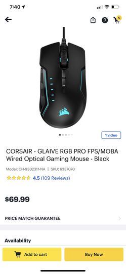 Cosair gaming mouse