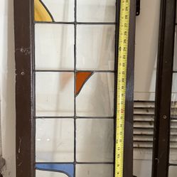 Stained Glass Window From Tudor Style House