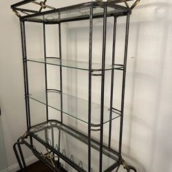 Large Shelf with Wine Rack 