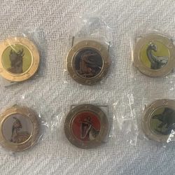 Jurassic World Park Collectible Coins & Disney Wonderball Coins