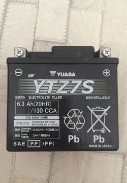 Yuasa Motorcycle Battery YTZ7S