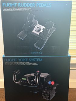Logitech Flight Sim Yoke & Pedals