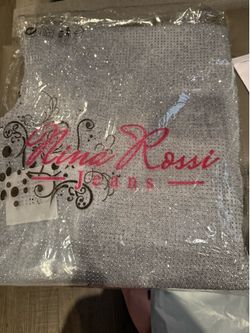 Nina Rossi Jeans Rhinestone Gray Size M