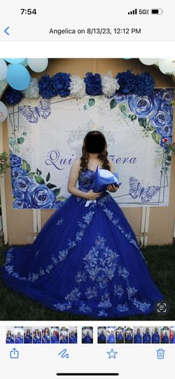 Quinceñera Blue Dress