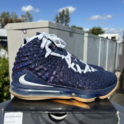 Vnds Nike LeBron 17 “College Navy” Size 9