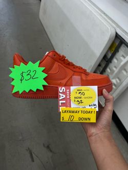 Nike Air Force 1 Low Orange Sneakers