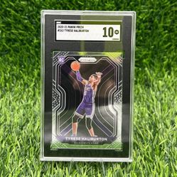 2020-21 Panini Prizm #262 Tyrese Haliburton RC PSA 10