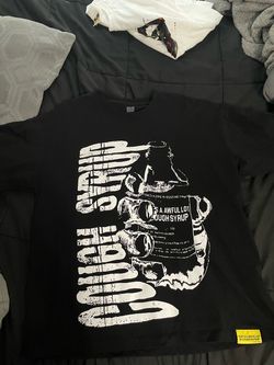 An awful lot of cough syrup shirts(size large)
