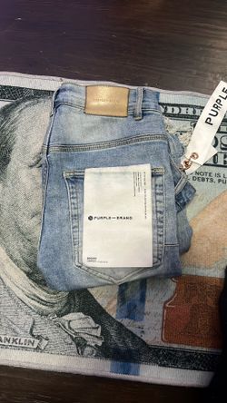 Purple Jeans Light Blue