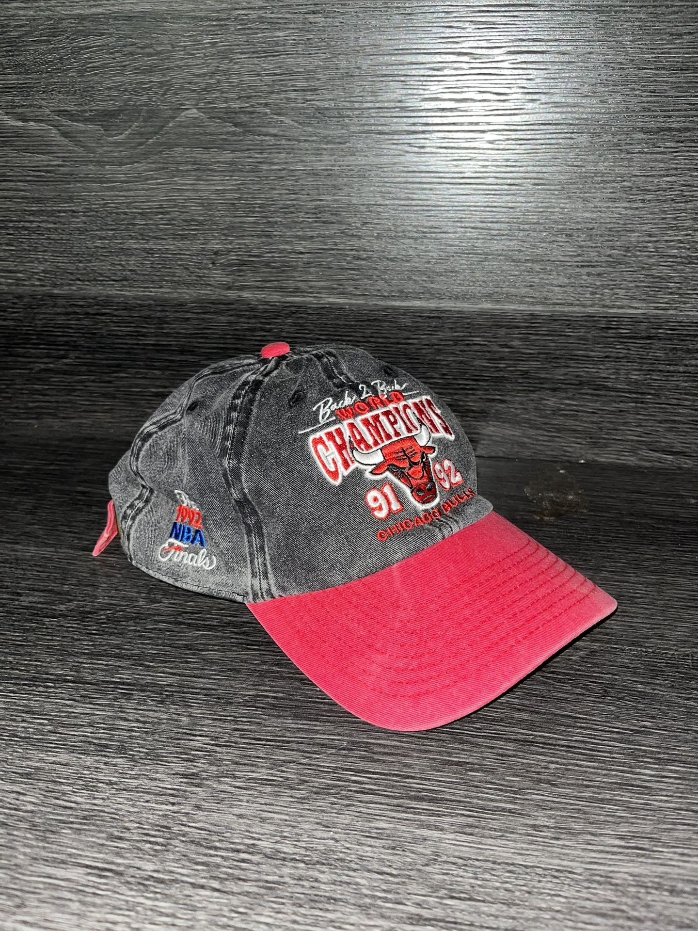 Chicago Bulls Vintage 1(contact info removed) Finals Hat Back To Back - Original 1992 Hat