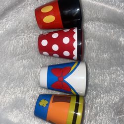 Disney parks Mickey and friends shot glasses
