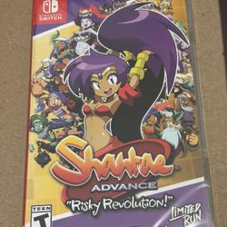 Shantae Advance Risky Revolution For Nintendo Switch (BRAND NEW)