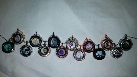 Charm Locket Necklace (examples) for Mother's Day