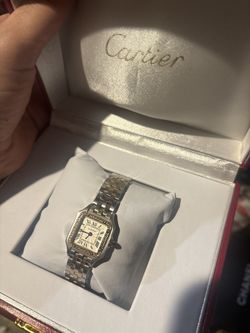 Cartier Watch Small Face Square New In Box 