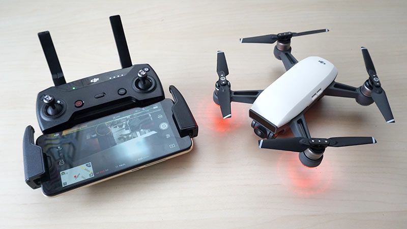 Dji Spark Drone /only remote, drone and one battery