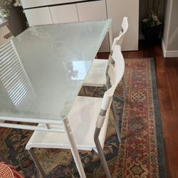 Breakfast Glass Dining Table 