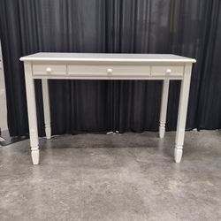 Pottery Barn Kids Catalina White Writing Desk with Keyboard Tray and 2 Drawers