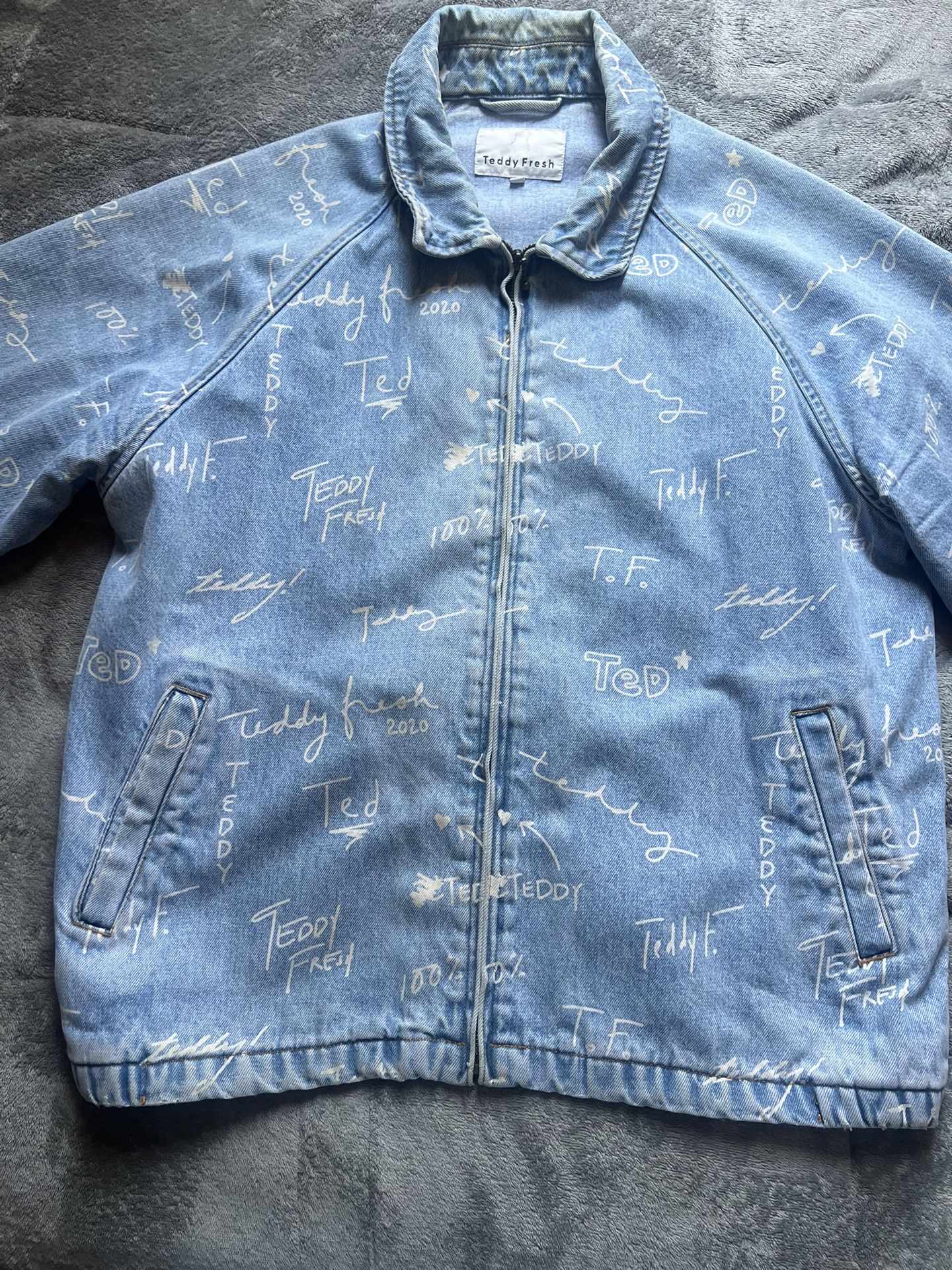 Teddy Fresh Jean jacket Large