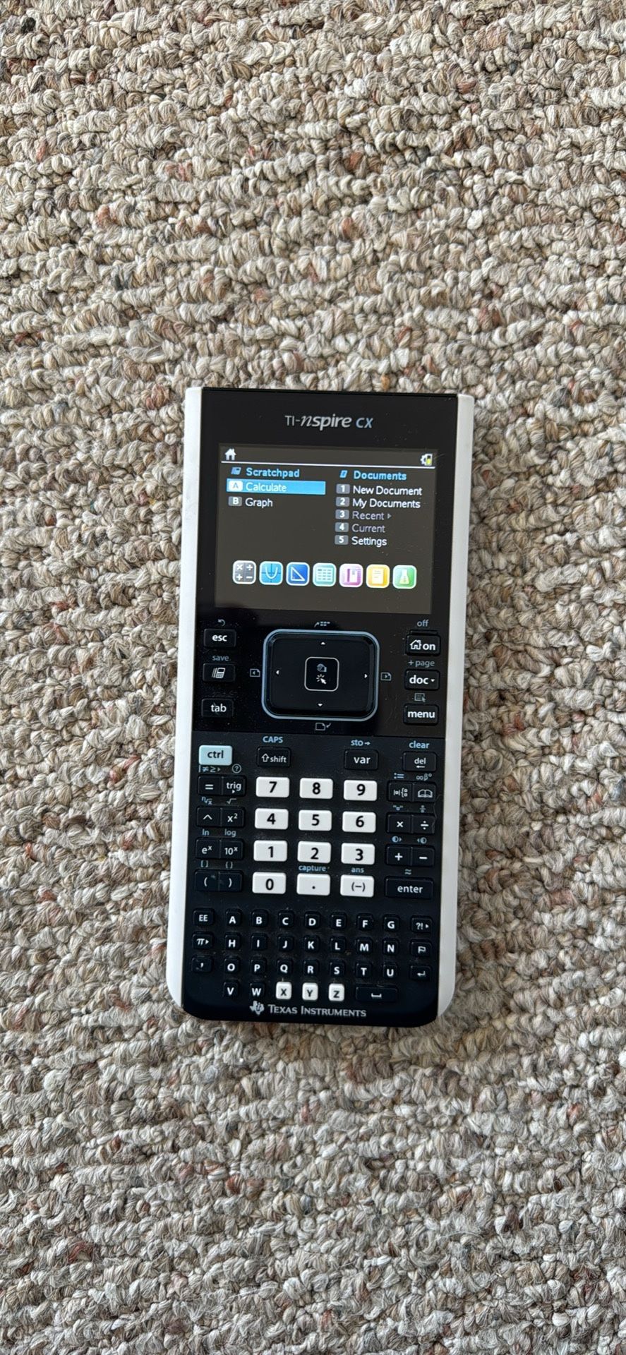 TI-Nspire Calculator – Touchpad, Notepad & Keyboard