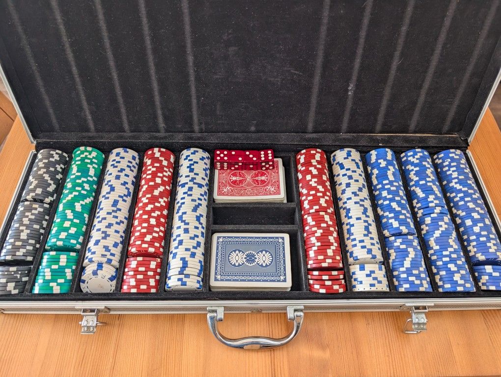 500 Chips Poker Set