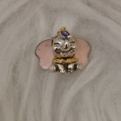 Dumbo elephant charm silver