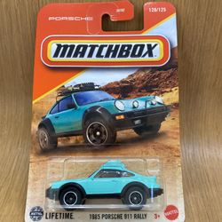 Matchbox 1985 Porsche 911 Rally ⛰️