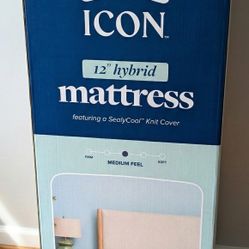 NEW IN BOX Sealy Icon 12" Medium Hybrid King Mattress