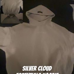 Silver Cloud Essentials Hoodie (Small)