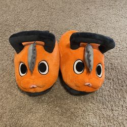 Chainsaw Man Pochita Plush Slippers