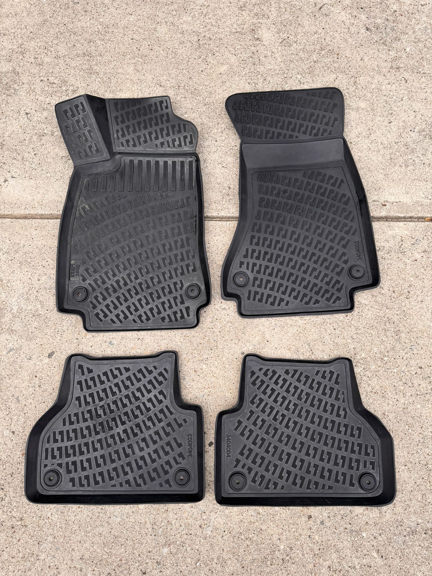 Audi A4 All Weather Floor Mats For  2016 - 2024