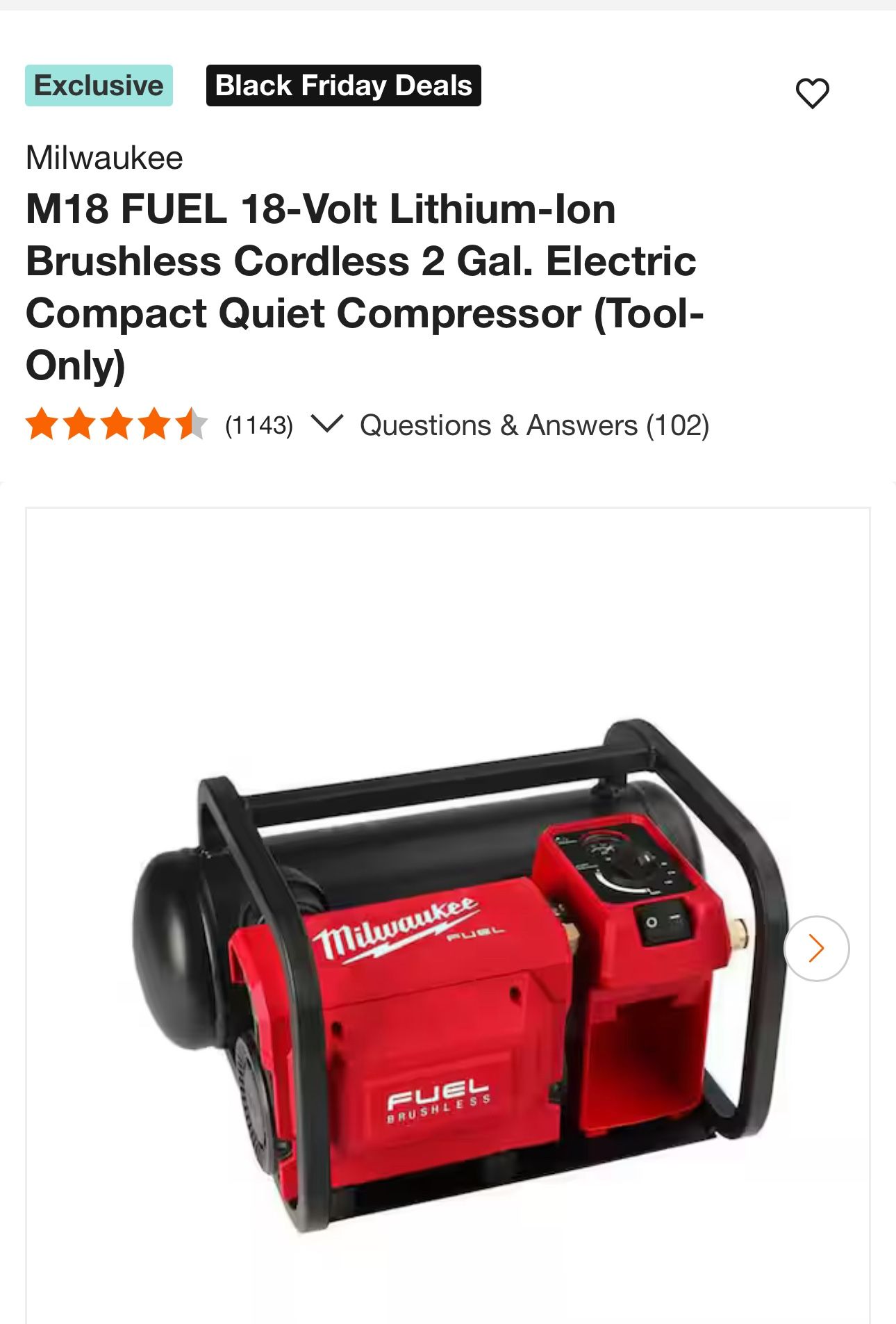 Milwaukee Compressor M18 