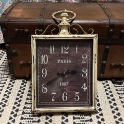 Rustic Victorian style clock 