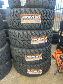 35x12.50x18 Arroyo M/T 4 NEW TIRES