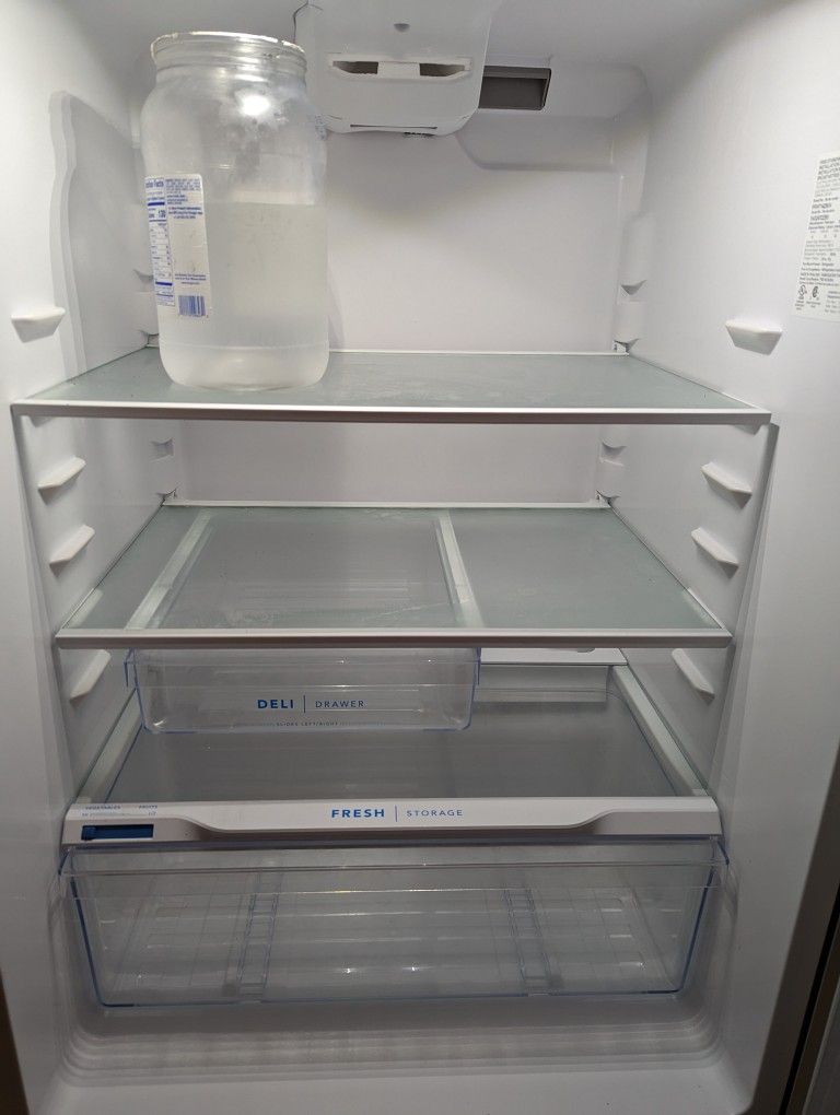 Frigidaire FFHT1425VV 28" 13.9 Cu. Ft. Stainless Steel Top Freezer for