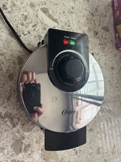 Oster Belgian Waffle Maker 🧇 Nonstick 4-Section Waffle Iron