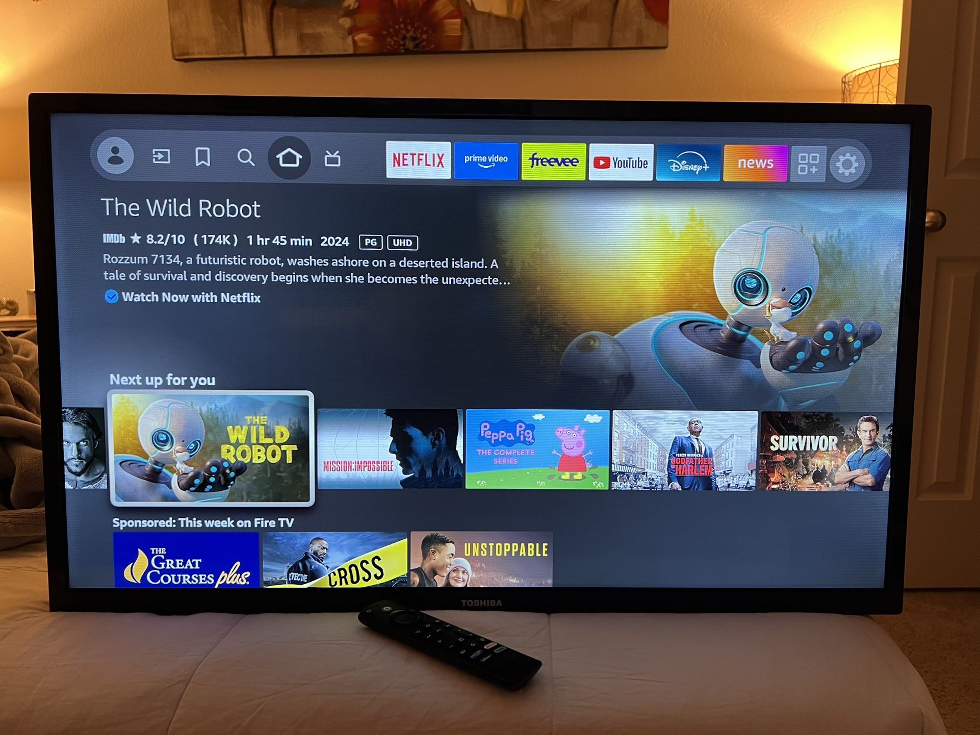 32” Toshiba Firetv