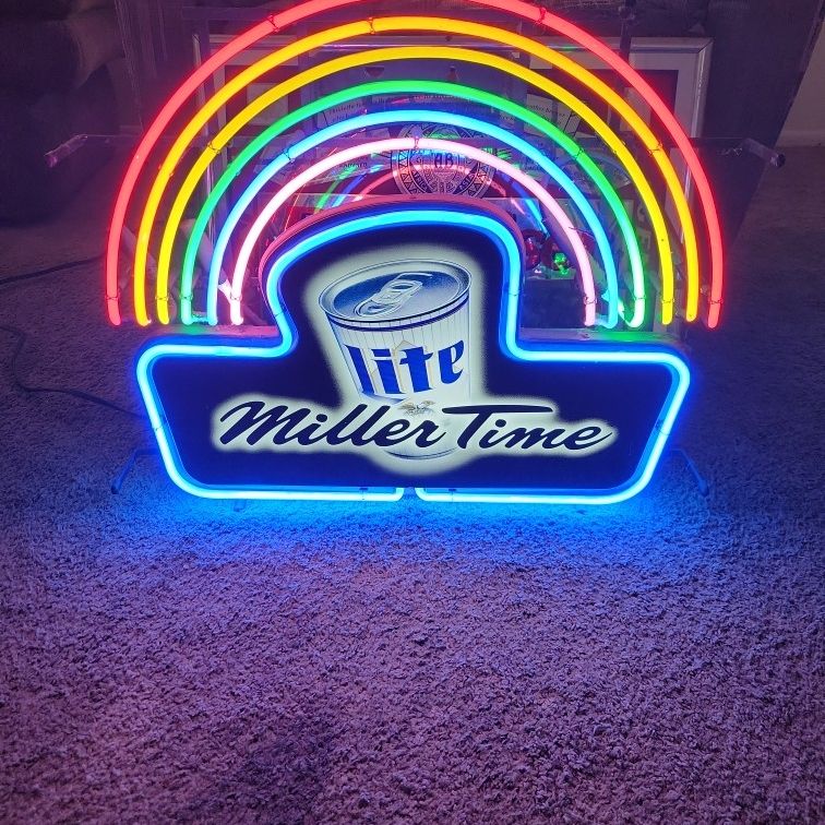 Miller Light Neon Sign for Sale in Louisville, OH - OfferUp