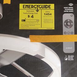 Artika Sunnyvale 28” Fandelier Ceiling Fan LED Light Remote Quiet Dimmable