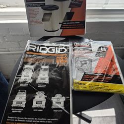 RIDGID Wet/Dry Vac Combo: VF4200 Filter + VF3502 & VF3503 Dust Bags