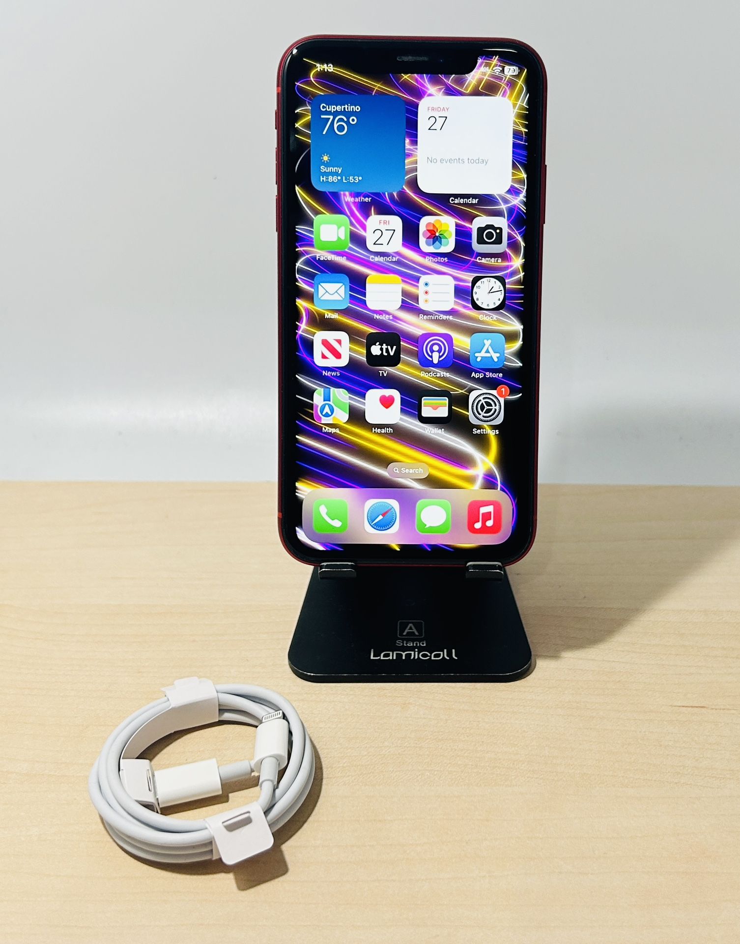 IPHONE XR 64GB Unlocked 🔓 Fully Functional Red Color IOS 18.1.1